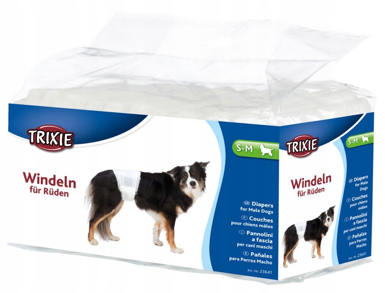 

Trixie Pieluchy Pampersy DlaPsów S-m 12szt TX23641