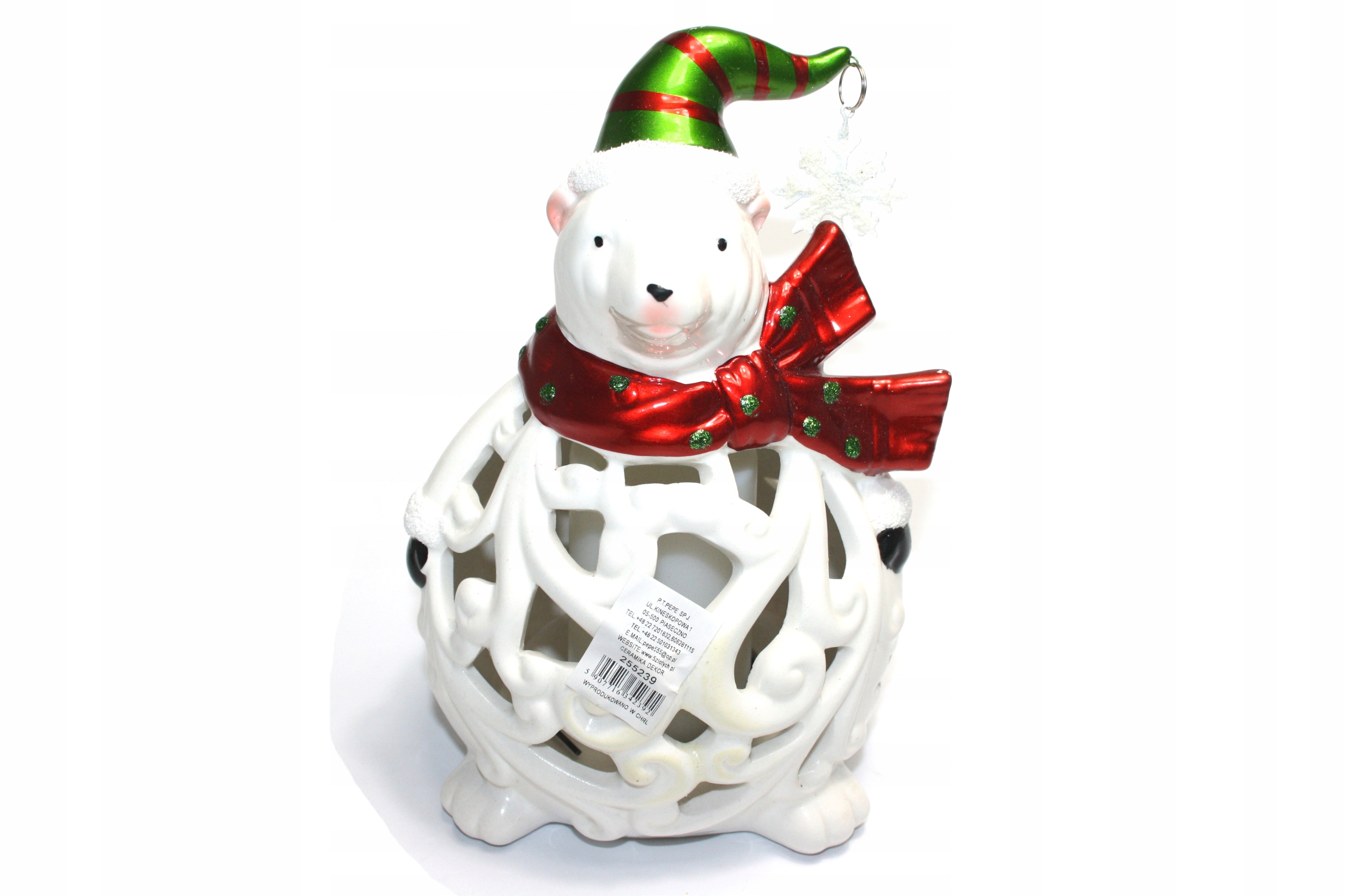 FIGURKA BOŻONARODZENIOWA MISIEK ŚWIECĄCA LED FG1