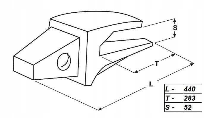 8E6464 - Экскаватор 8Е6464 системы кат ДЖ450 переходника зуба