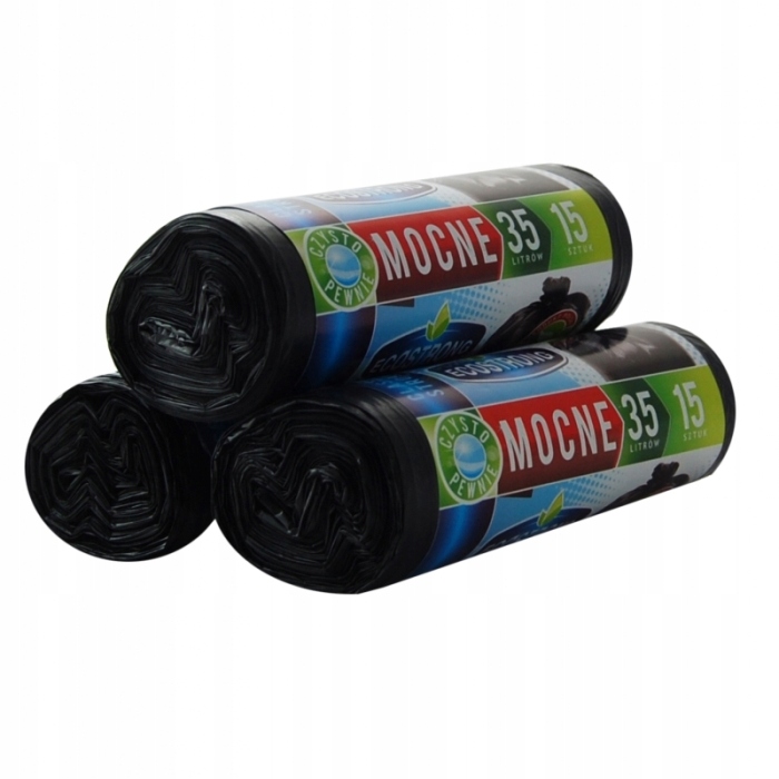 

Worki Na Odpady 35l Sipeko mocne Ldpe 15szt czarne
