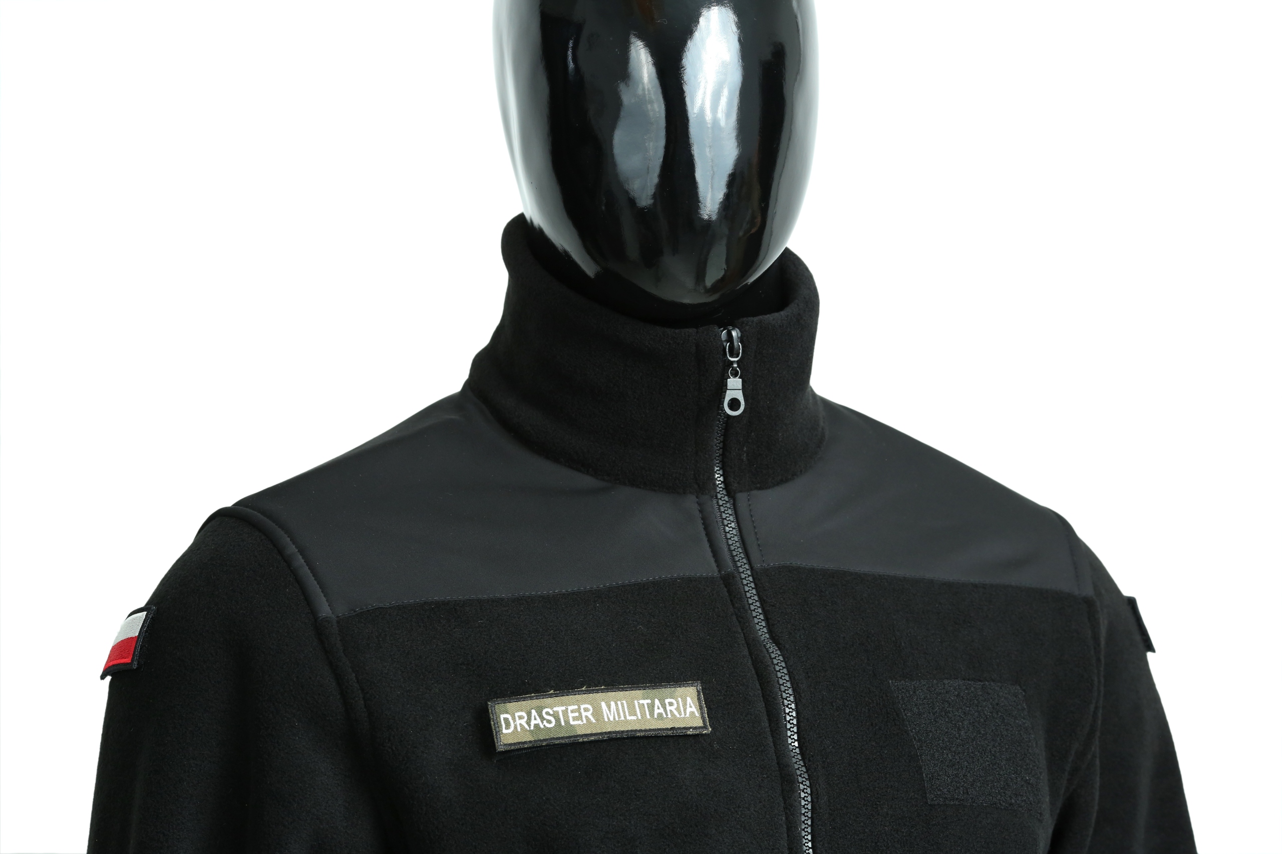 POLAR WOJSKOWY CZARNY POLICYJNY 700gr KURTKA r 3XL Rozmiar 3XL