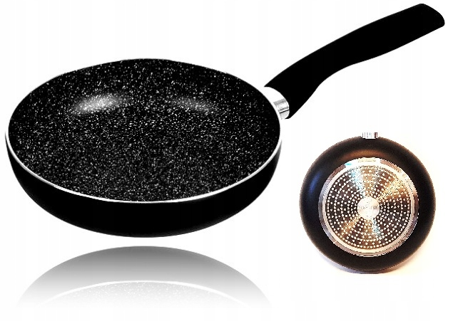 

Patelnia 28 CM Kamienna Marmurek Indukcja Gaz Kh