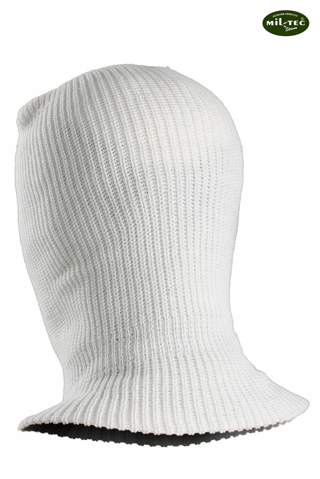 KOMINIARKA BALACLAVA - 3 Otwory / Akryl / BIAŁA Rozmiar uniwersalny