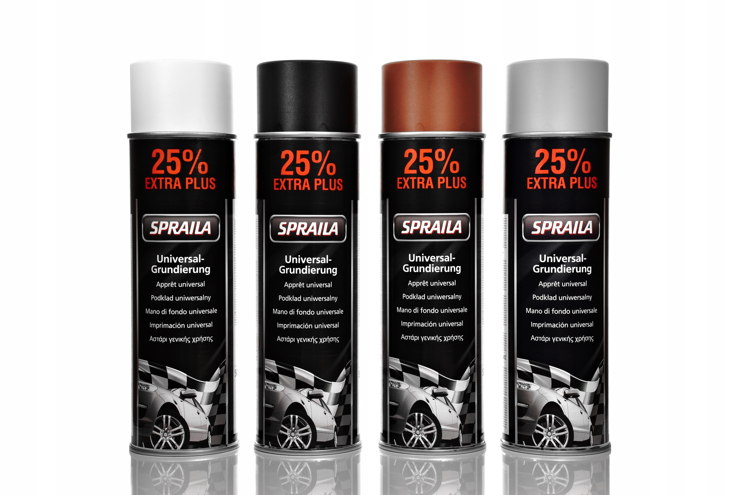 Spraila akrylowy podkład wypełniający Szary 500ml