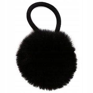 

K41 Brelok Zawieszka Torebki Pompon Czarny