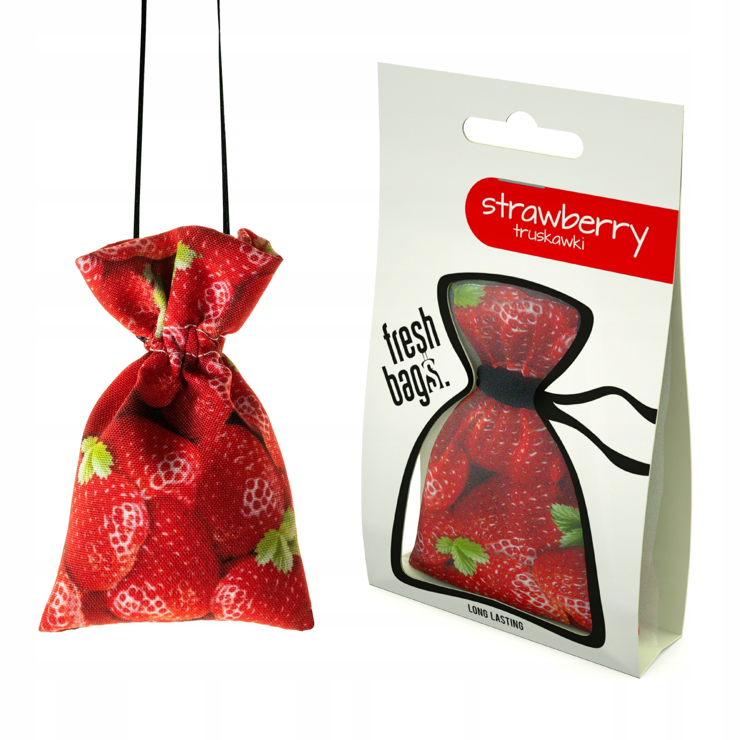 Zapach samochodowy FRESH BAGS REAL - Strawberry