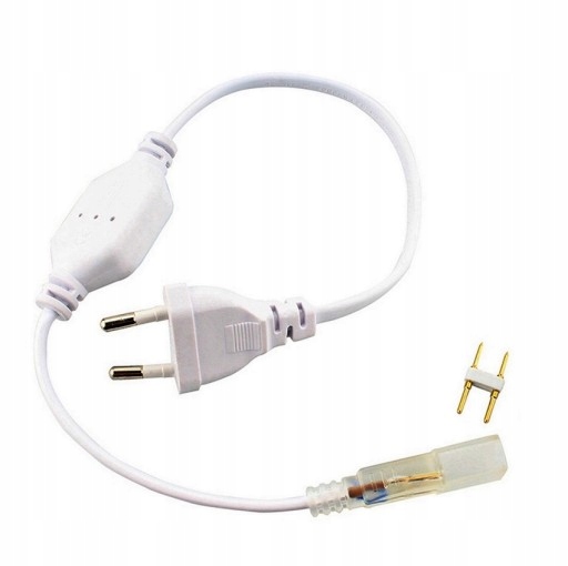 NEON FLEX LED 230V BIAŁY RÓŻOWY MOCNY LED Moc 8 W