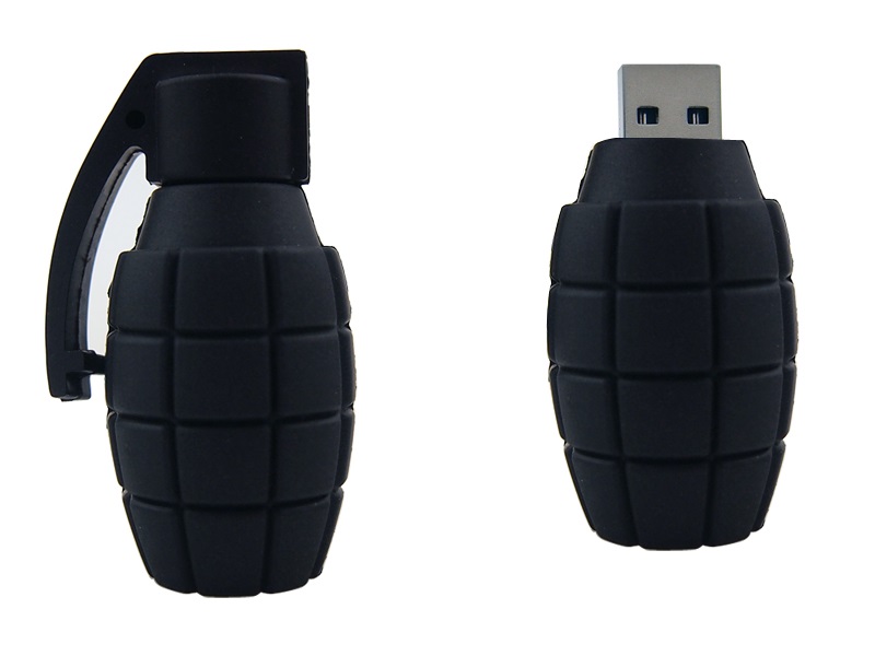 Pendrive Usb 128 Gb Gránát Katonai Hadi Töltény Militária