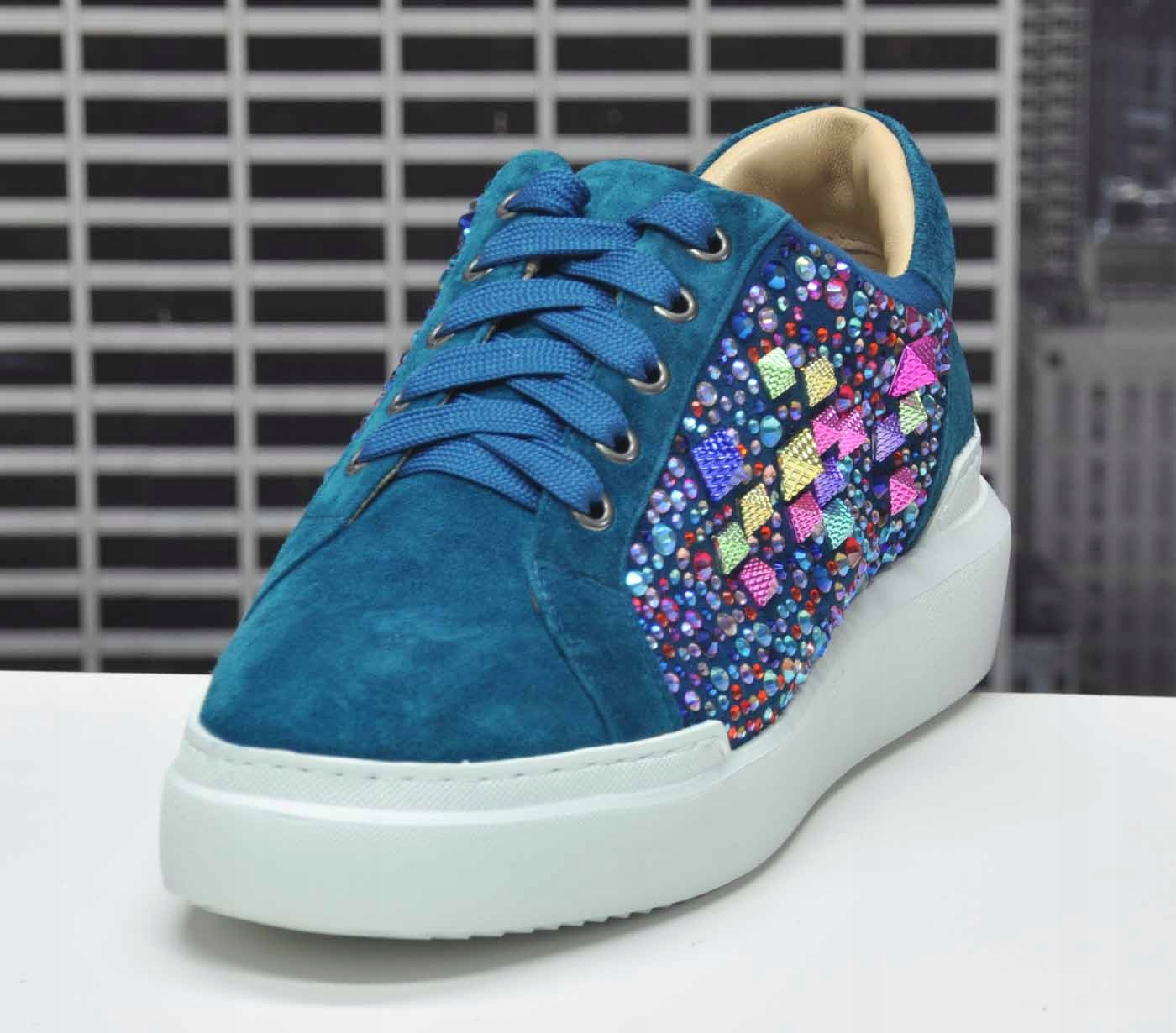 ALMA EN PENA V19156 PETROL PÓŁBUTY 39 Marka inna