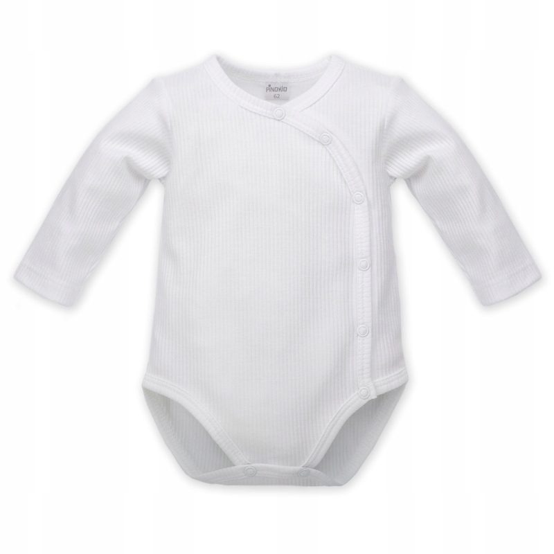 

Body rozpinane białe, White Pinokio - r.68