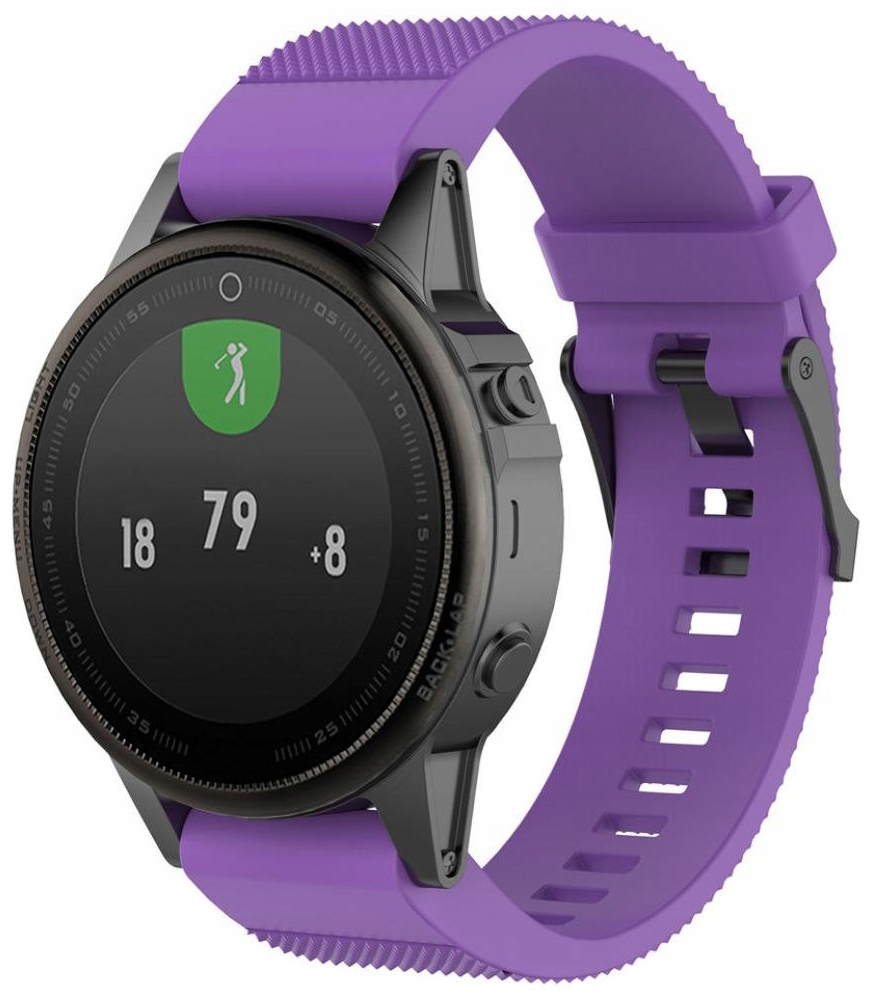 Fioletowy Pasek Garmin Fenix 6S Sapphire