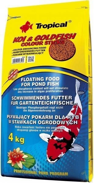 

Tropical Pond Koi Colour Sticks 4KG Oczko Staw