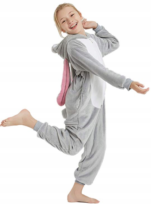 KRÓLIK ZAJĄC USZY DŁUGIE KIGURUMI piżama DRES KOSTIUM STRÓJ 98-104 EAN (GTIN) 5906468995061