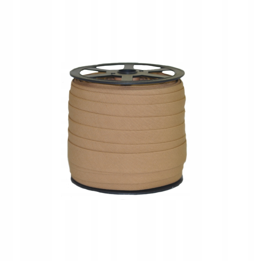 Lamówka bawełniana Taśma 20mb szer. 18 mm nr 118b Jasno Brązowa
