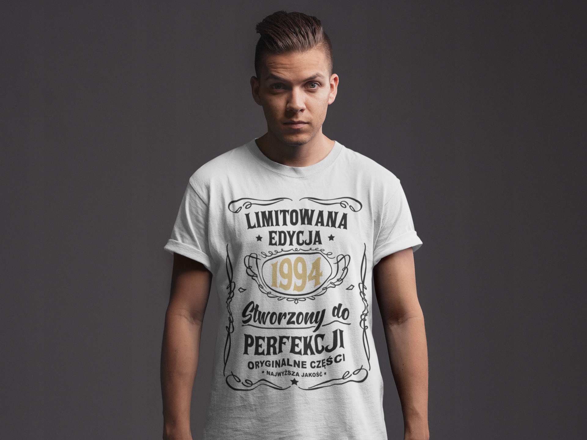 Koszulka męska t-shirt prezent urodziny 30 40 50 Rozmiar M