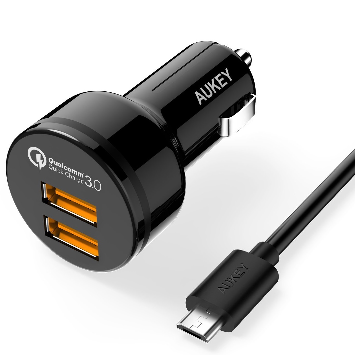 

Aukey ładowarka samochodowa 2xUSB Qc 3.0 Moc 36W!