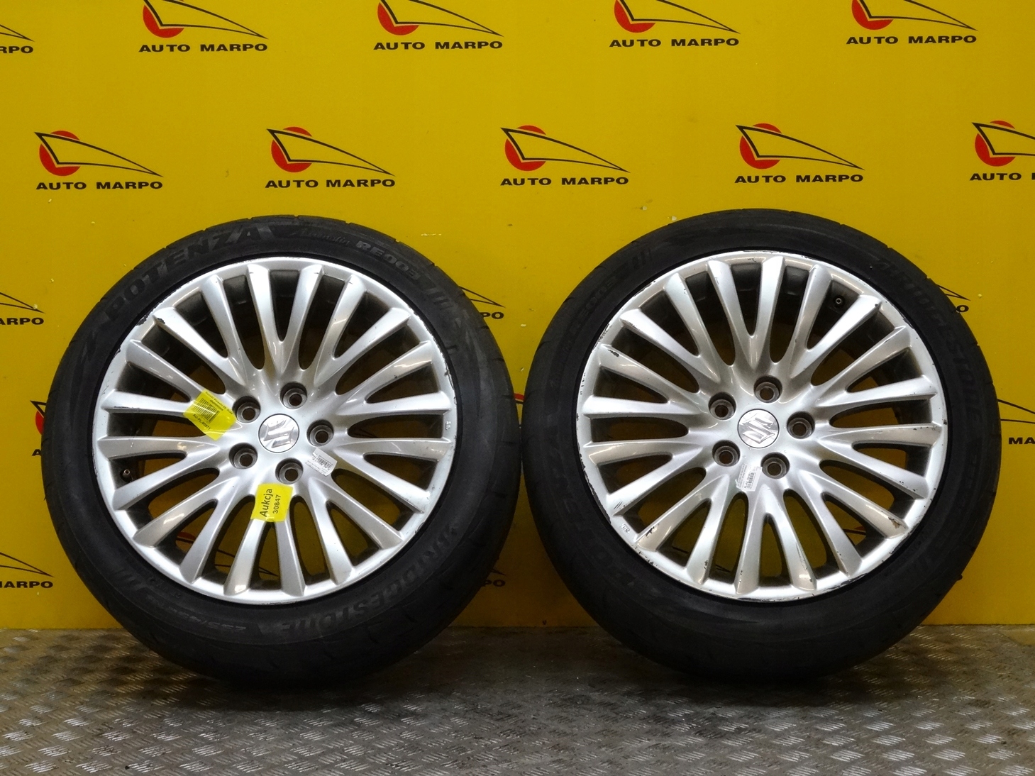 SUZUKI KIZASHI FELGI ALUMINIOWE KOŁA 18'' OPONY Rozstaw śrub 5x114.3