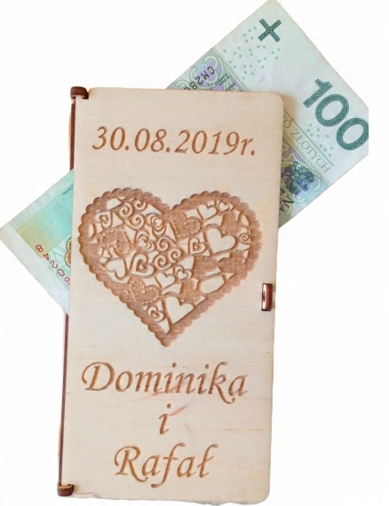 

Pudełko Na Pieniądze Szkatułka Koperta Ślub