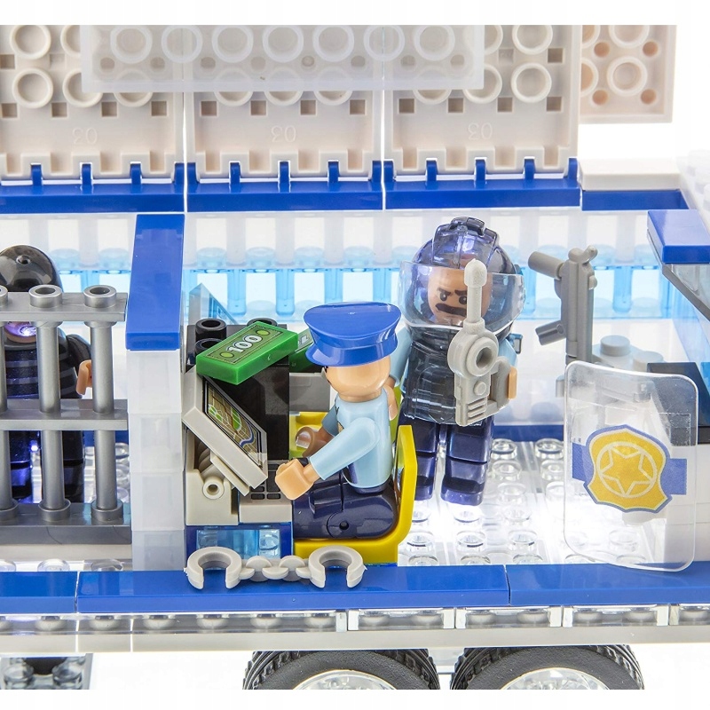 MOBILNA JEDNOSTKA POLICJI Laser Pegs klocki LED! Rodzaj zestaw