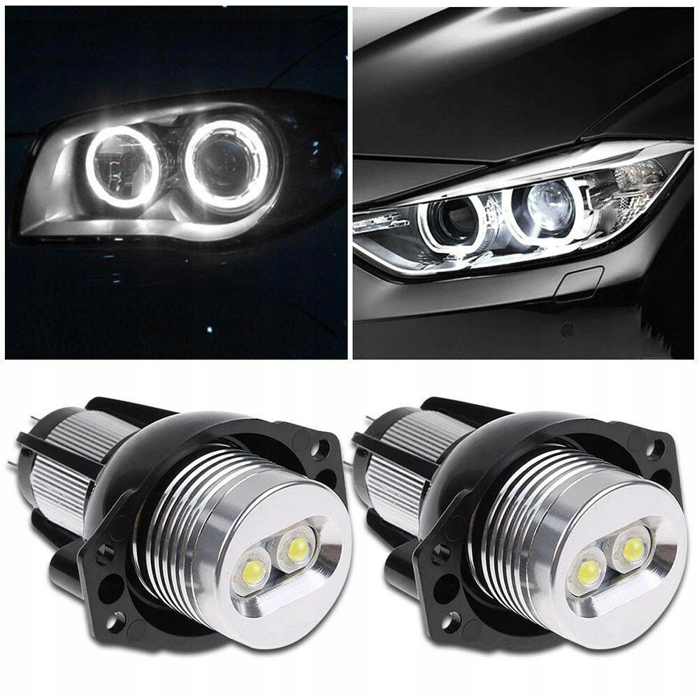 

Led Markery Białe Ringi Bmw E90 E91 moc 14W ledowe
