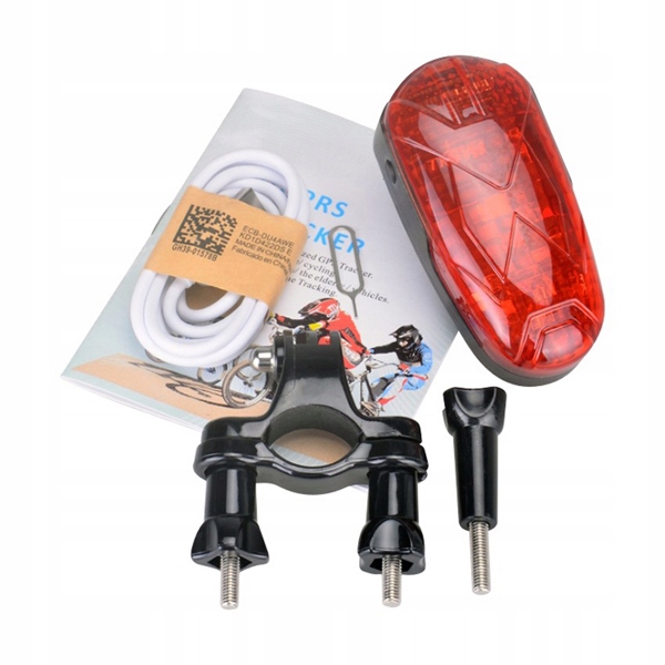 TRACKER LAMPA LOKALIZATOR GPS ROWERU NOWOŚĆ 2024r