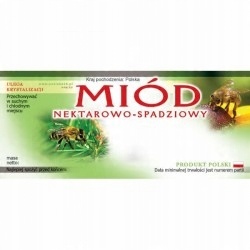 

Etykieta na miód Spadziowy 100 szt etykiety spadź