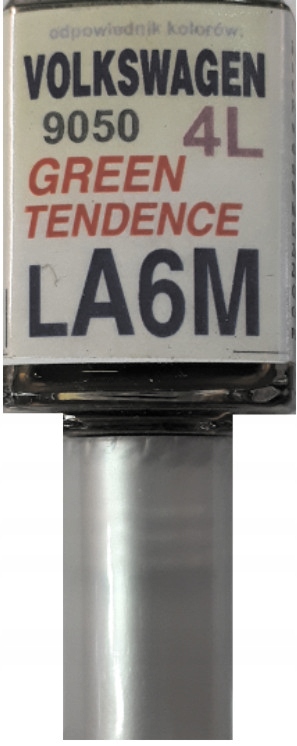 VW LA6M 4L 9050 GREEN TENDENCE LAKIER SAMOCHODOWY ZAPRAWKA ARA