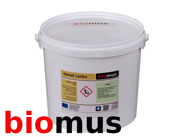 Biomus Tlenek Cynku Biel Cynkowa 5KG Gatunek: Czysty