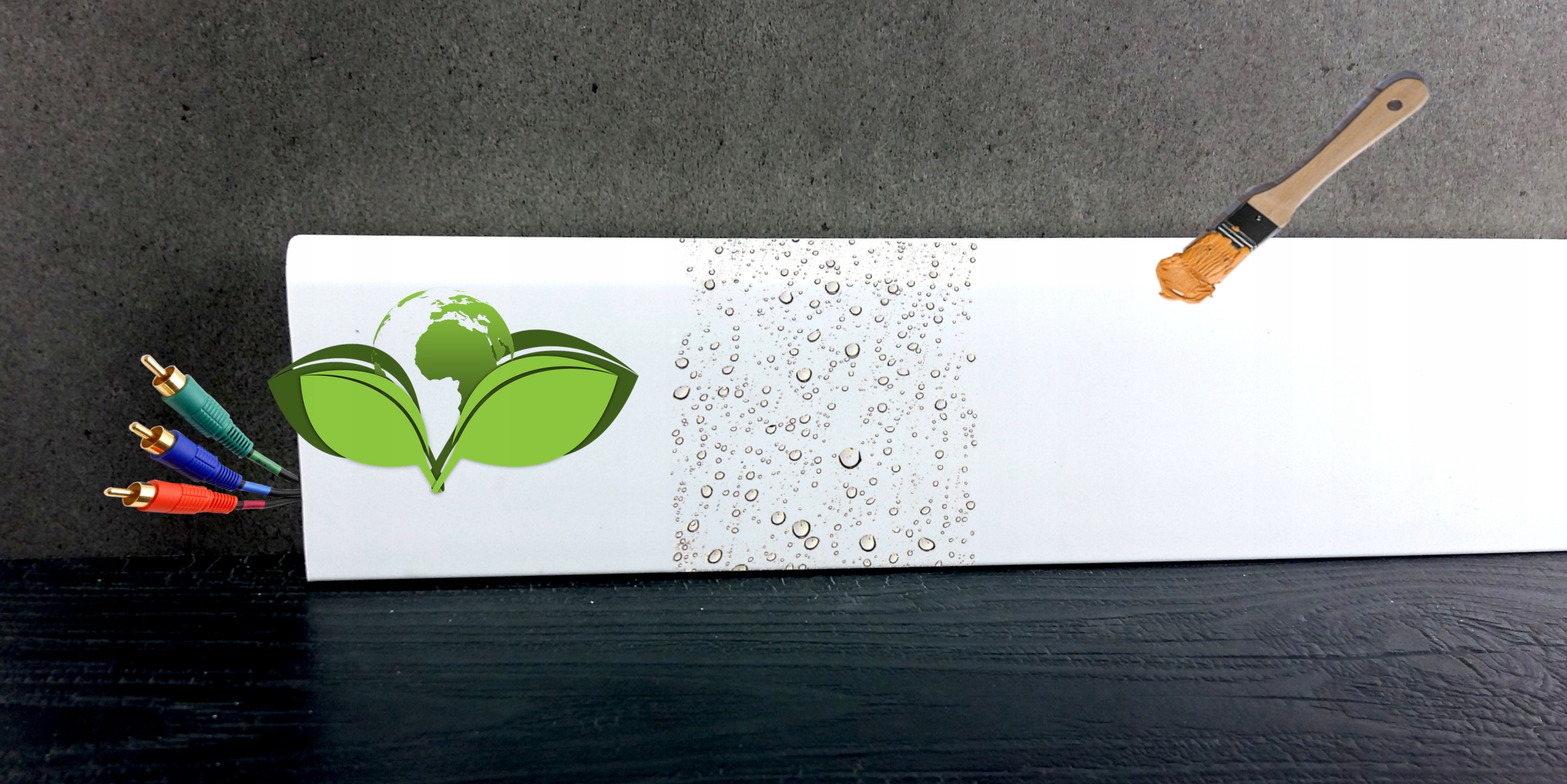 LISTWA PODŁOGOWA BIAŁA WODOODPORNA COKÓŁ 12CM Kolekcja Paint Me