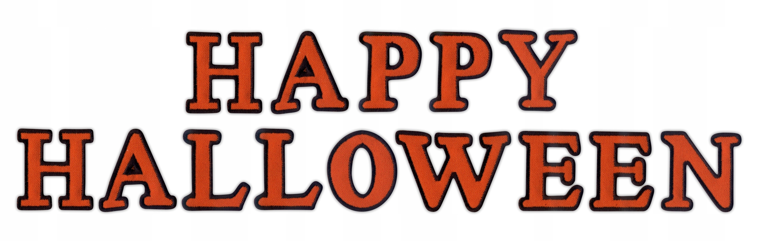 

Naszywka Happy Halloween - napis z literek Haft