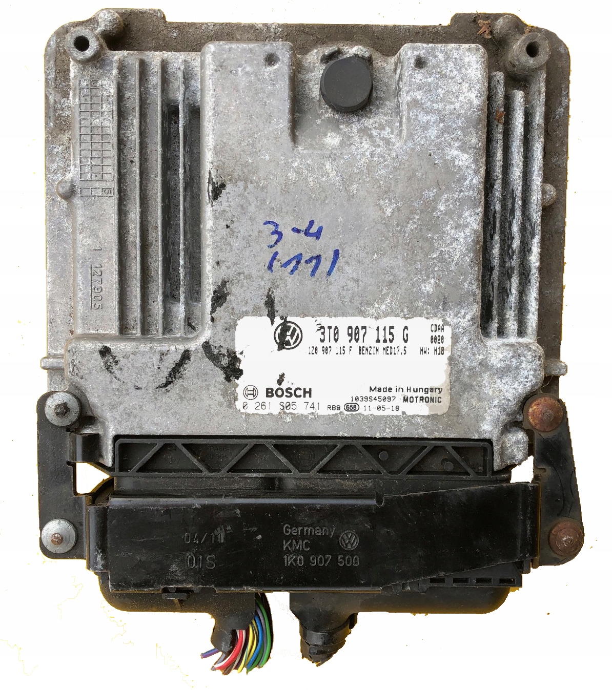 ECU SKODA SUPERB 1.8TSI 3T0907115G 0261S05741