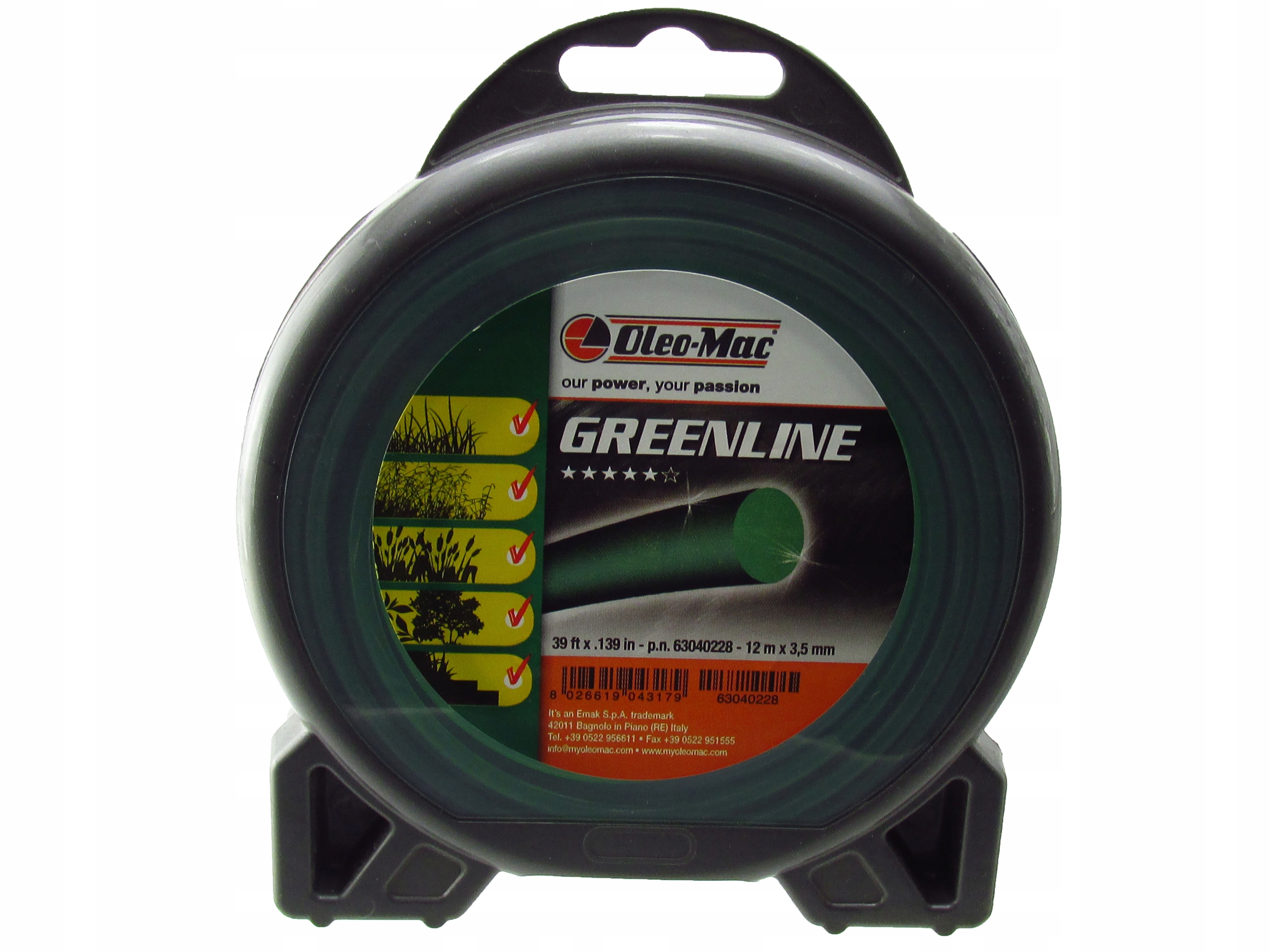 

Żyłka tnąca 12m x 3,5mm Oleo-Mac