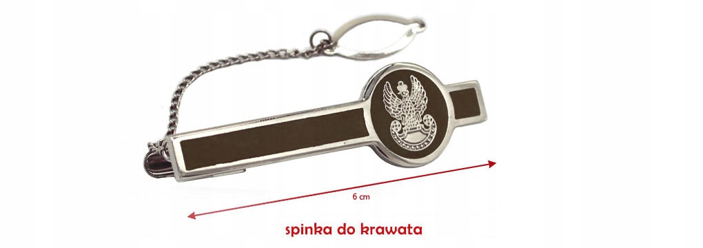WOJSKA LĄDOWE SPINKA DO KRAWATA - WZÓR MON 841a Szerokość 60 mm