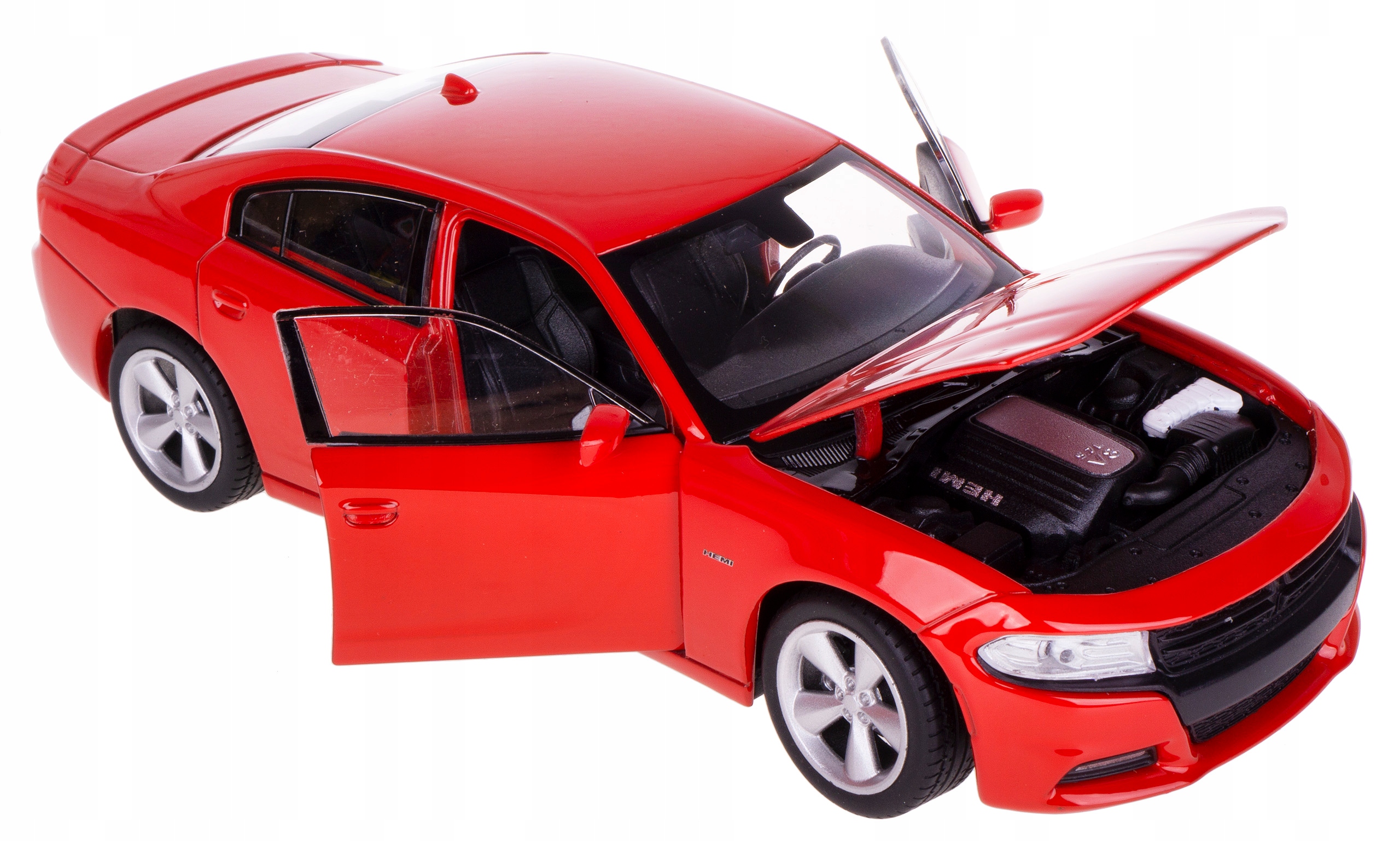 

2016 Dodge Charger R/t Metal Model Welly 1:24 Czer