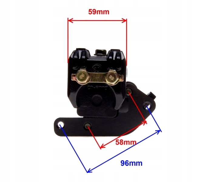 ZACISK HAMULCA TYL RECZNY QUAD ATV BASHAN 200 250 Part number 41011