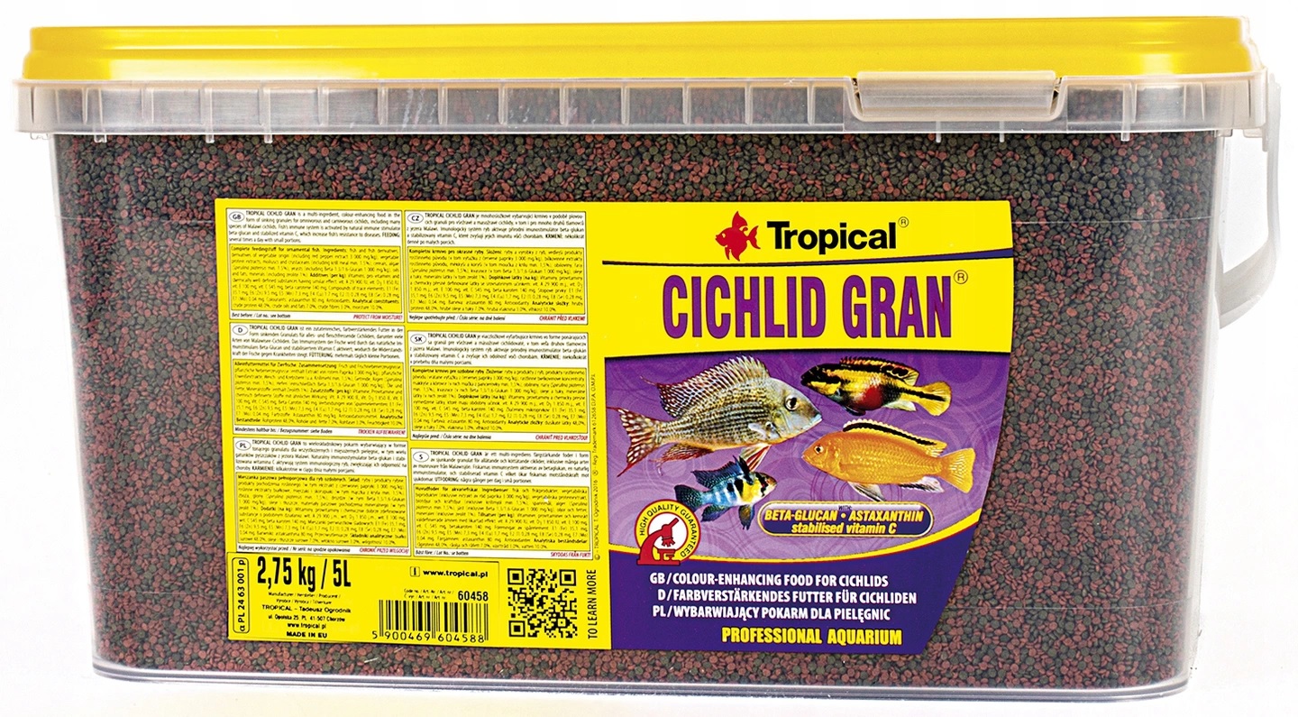 Levně Tropical Cichlid Gran 5L/2,75kg