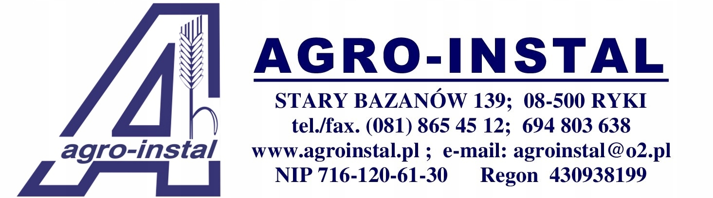 Sito szczelinowe Sita hartowane Agro-Instal Producent części inny