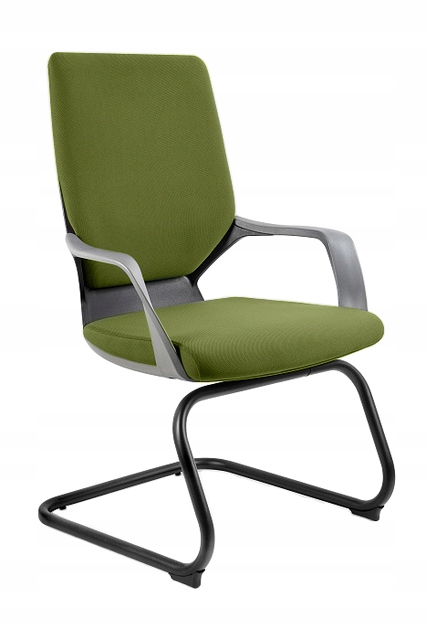 Fotel Biurowy Apollo Skid Unique czarny olive