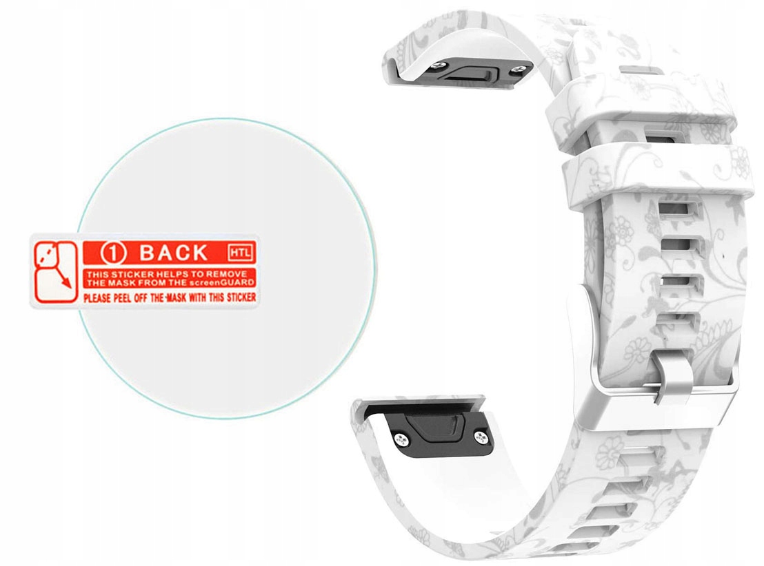 

Silikonowy Pasek Garmin Fenix 5 Plus 5PLUS Folia