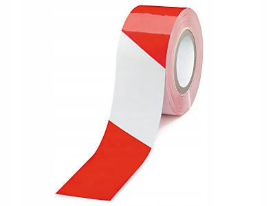 

Taśma Ostrzegawcza Samoprzylepna Biało-Czerwona