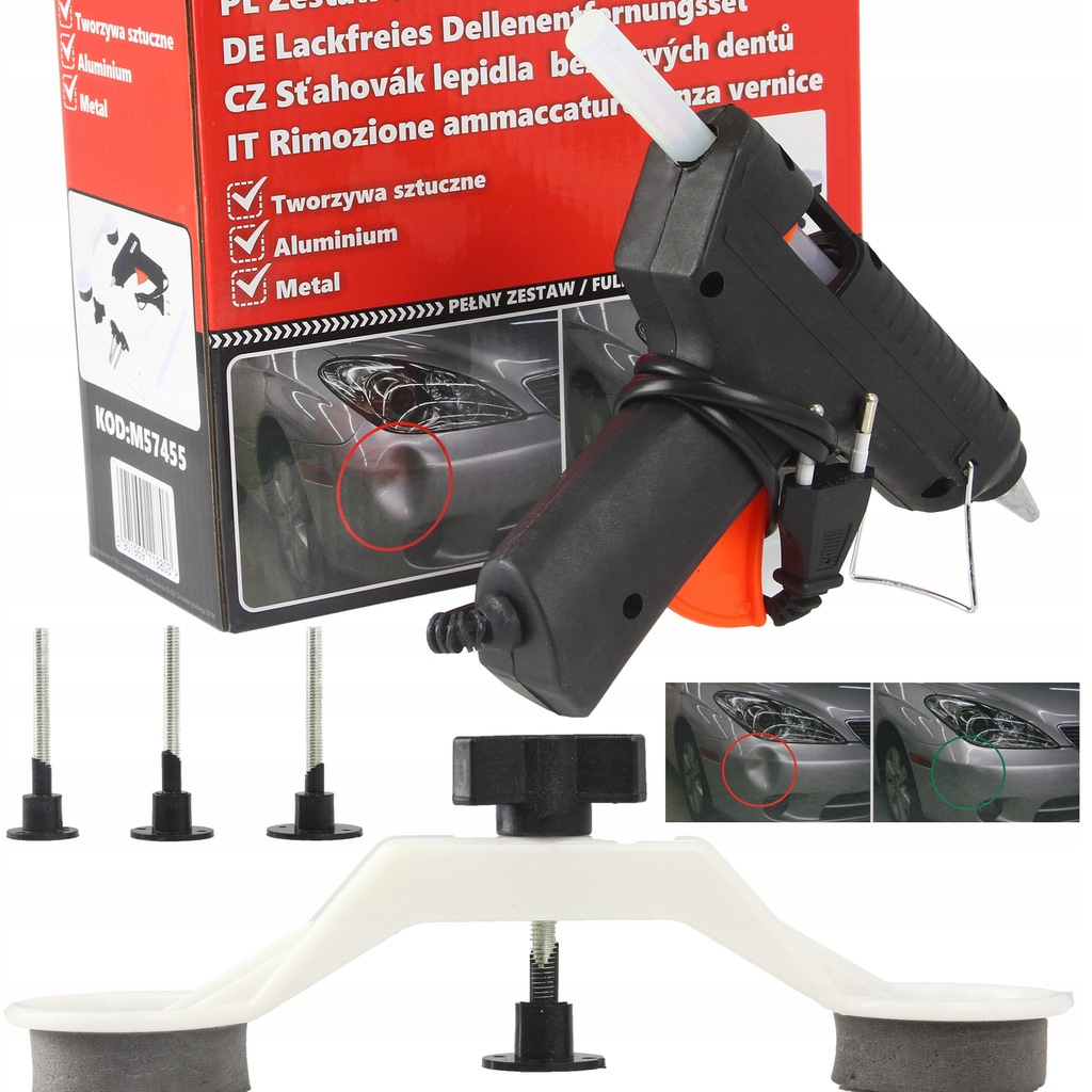 ZESTAW DO USUWANIA WGNIECEŃ KAROSERII WGNIOTEK