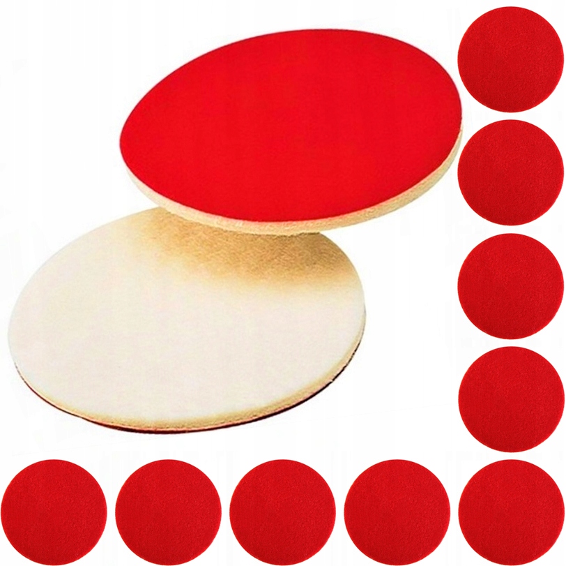 

10x Filc Polerski Z Rzepem Czepny 125x6mm Na Dysk