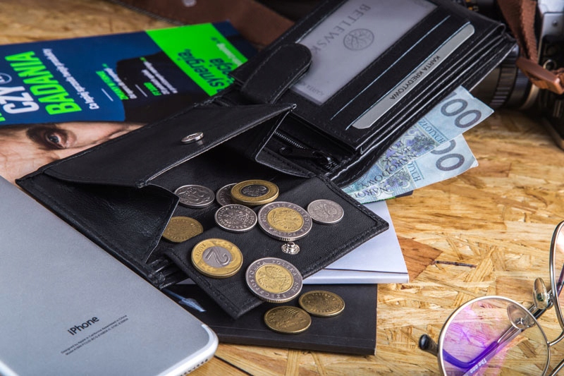 PORTFEL MĘSKI SKÓRZANY SKÓRA KARTY RFID BETLEWSKI Marka Betlewski