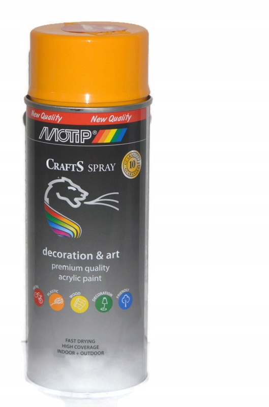 

Crafts Ral 1028 Żółty Akryl Farba Spray 400ML