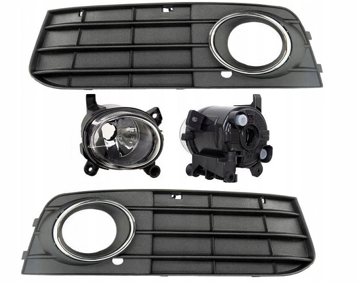 135529-E1 135530-E1 - Галоген + решітка AUDI A4 (B8), 2007-2011 комплект