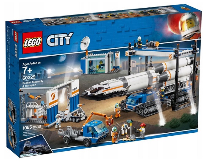 Lego 60229 City Transport – montáž rakety Koszalin