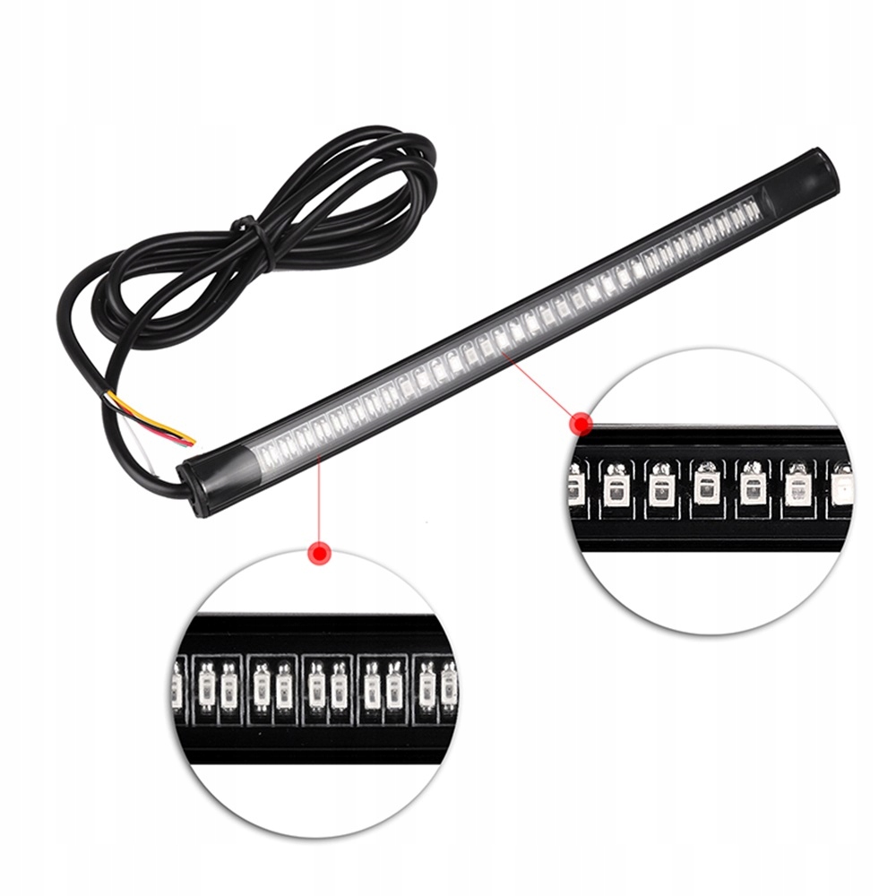LISTWA LED ELASTYCZNA lampa tyl STOP KIERUNKOWSKAZ 48 LED QUAD MOTOR Numer katalogowy części 48xLED