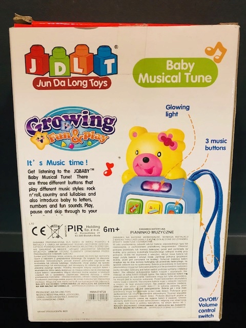 TELEFON PIANINKO MUZYCZNE MIŚ- KOMPUTEREK NA BAT. Seria 10