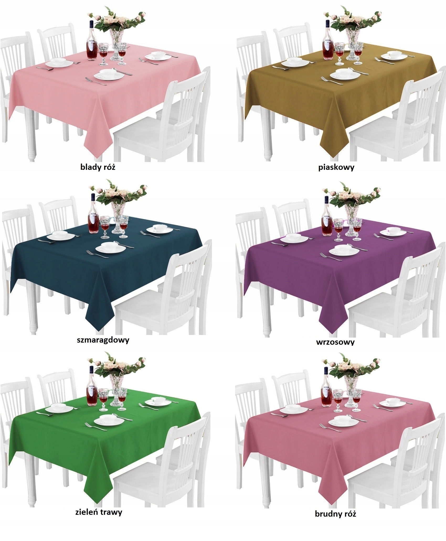 OBRUS GŁADKI MATOWY PRACTICAL 140x300 GRUBY KOLORY Waga produktu z opakowaniem jednostkowym 0.5 kg