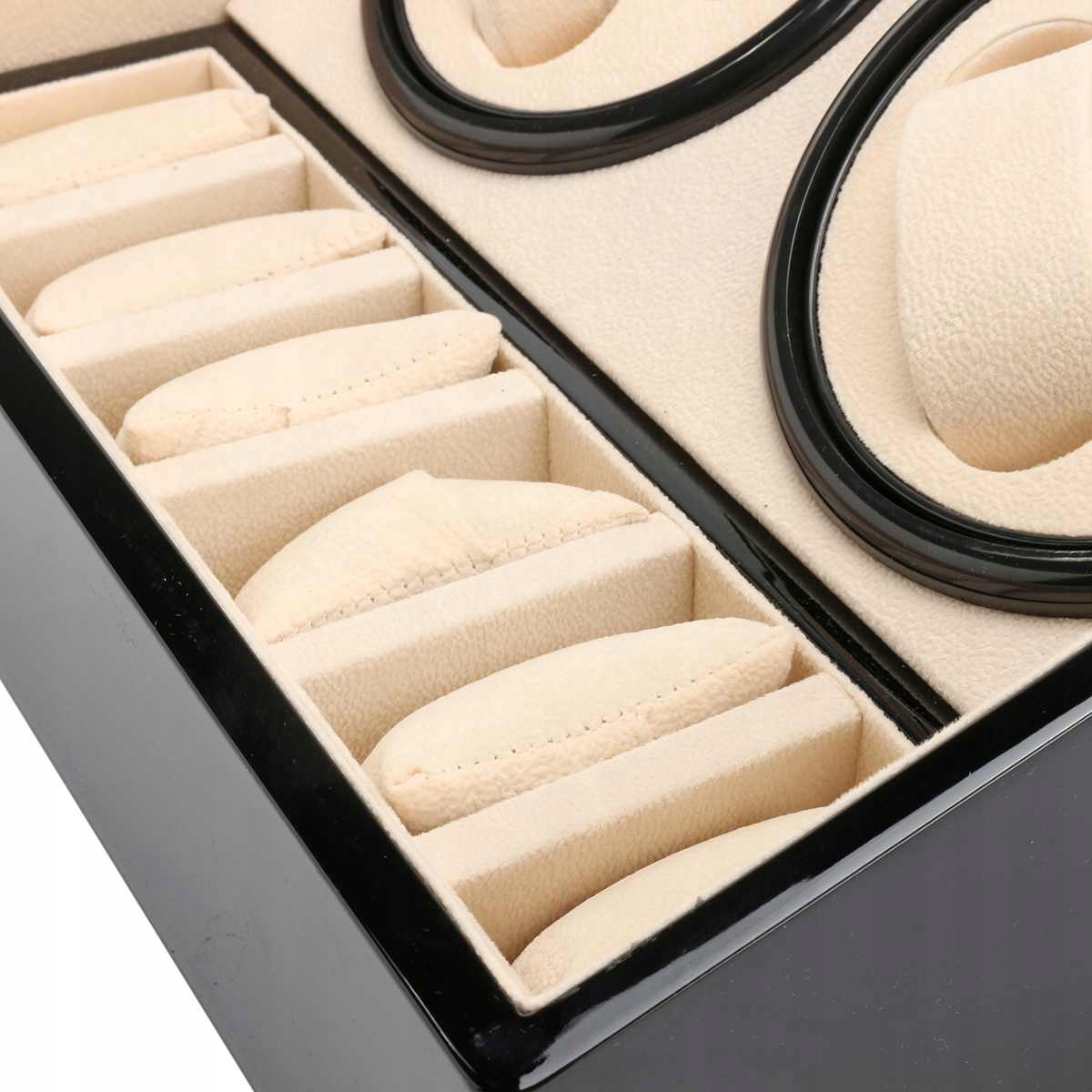 ROTOMAT 4+6 SZKATUŁKA EKSPOZYTOR NA ZEGARKI AUTOMATYCZNE ETUI EKOSKÓRA Model Automatyczna nawijarka zegarka